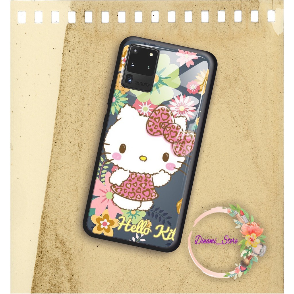 back case glass HELLO KITTY Oppo A3s A1k A5 A9 2020 A7 F9 A5s A31 A52 a53 A92 A37 A57 A59 DST1209