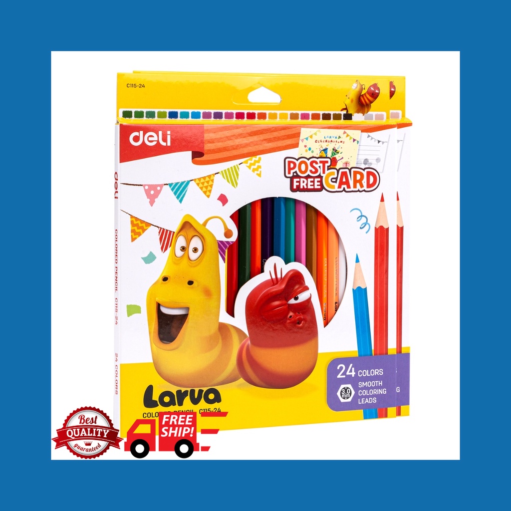 

Deli Larva Pensil Warna 12 Warna EC115