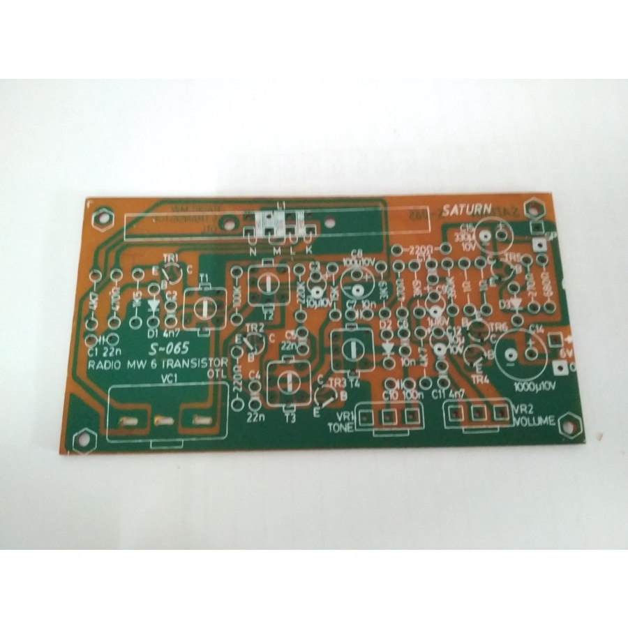 PCB Radio MW 6 Transistor OTL S-065