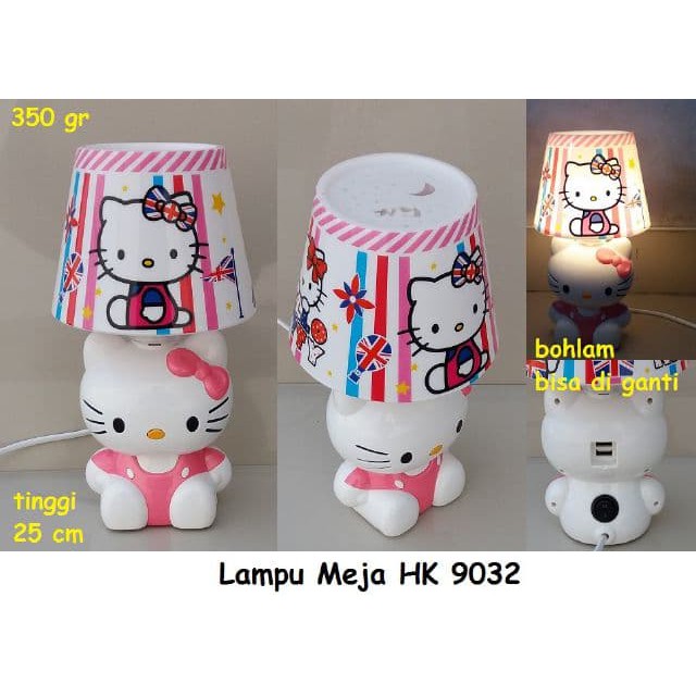 LAMPU HELLO KITTY / LAMPU TIDUR / LAMPU MEJA HELLO KITTY ( 9032 )