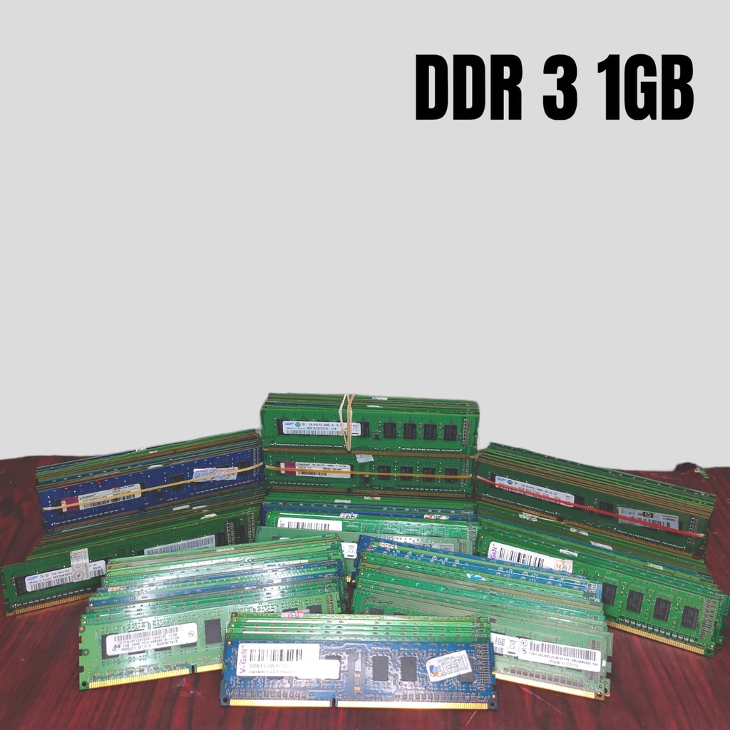 LONGDIM RAM PC KOMPUTER DDR3 1GB CAMPUR