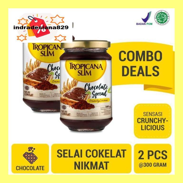 

Sf504Nind Twin Pack: Tropicana Slim Chocolate Spread 300G Ind504Sm