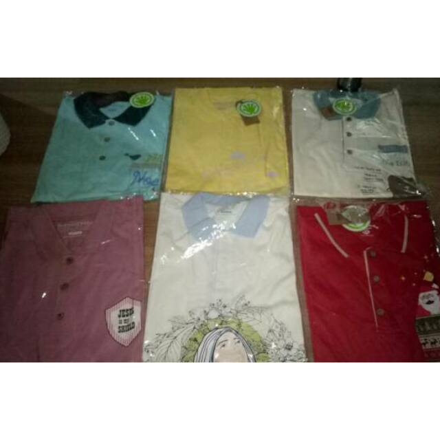 Kaos Rohani Handesign Kerah size XXL