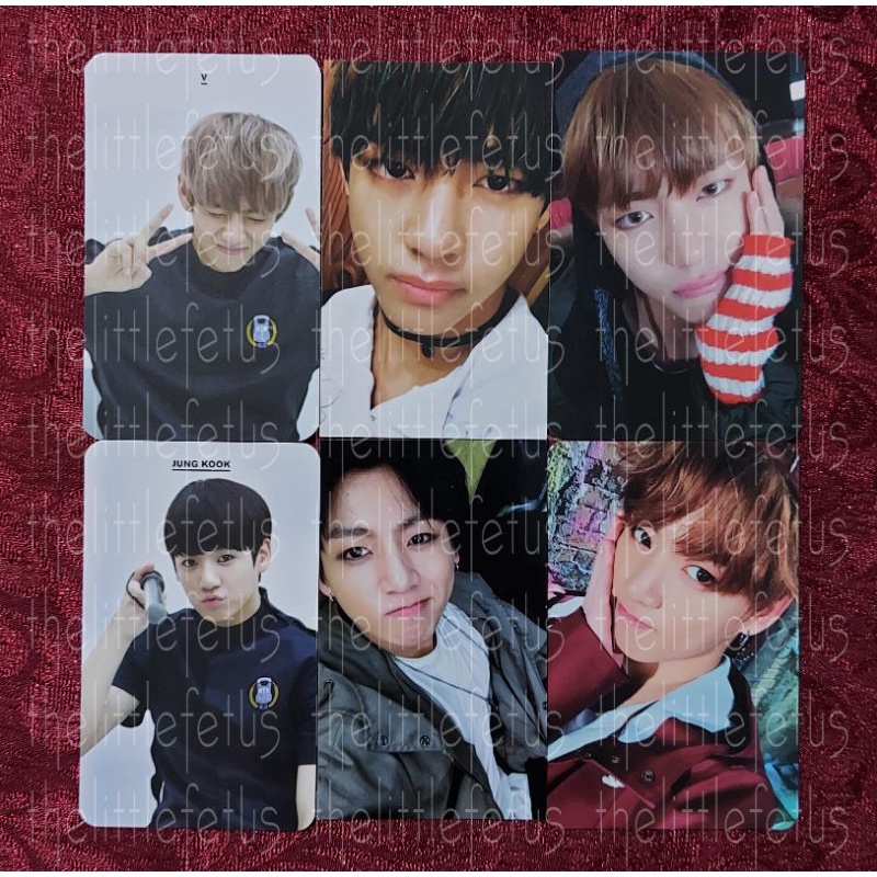 BTS OFFICIAL PHOTOCARD PC ORUL HYYH PT 2 YNWA TAEHYUNG V JUNGKOOK