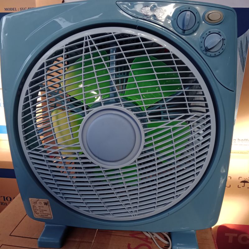 Box fan QQ 12&quot; Biru