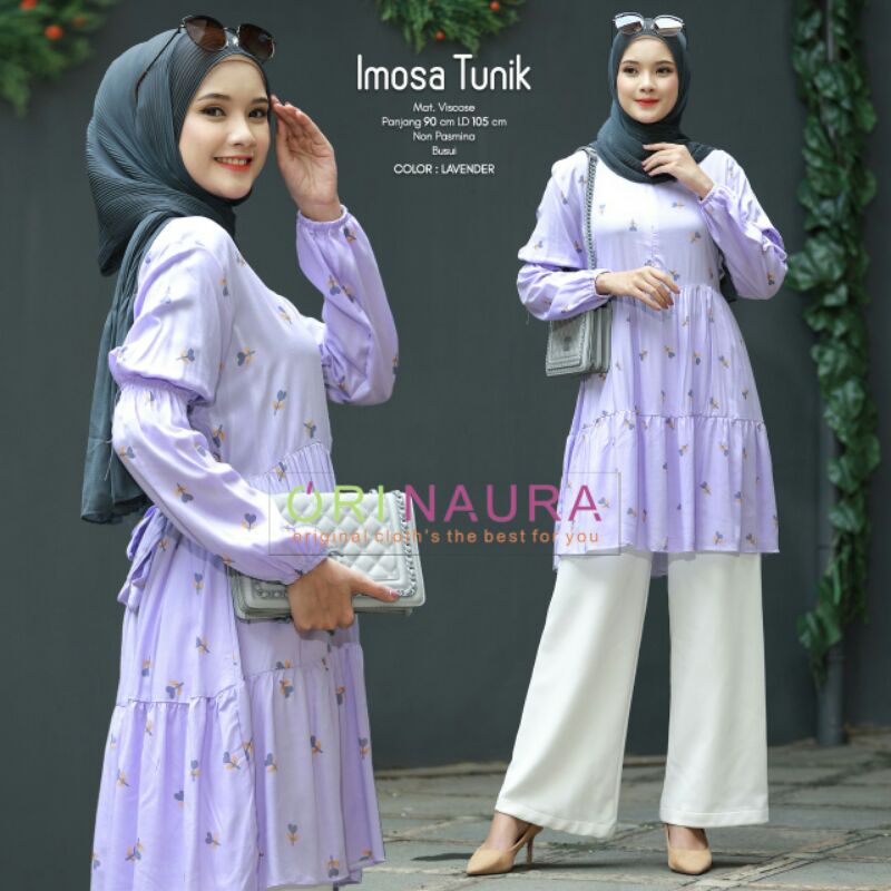 IMOSA TUNIK Wanita muslim Ori by Naura