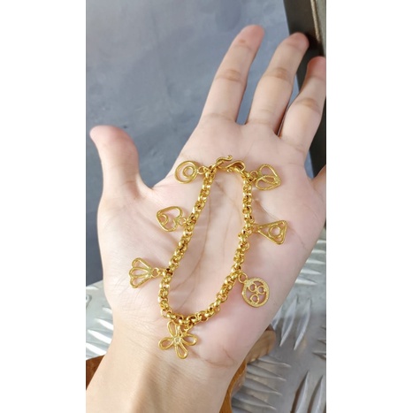 Gelang Emas 999 Fashion