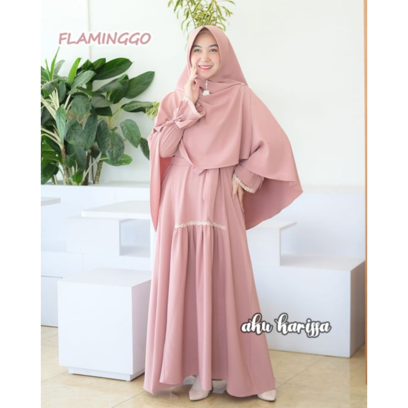 ZAINA AKU KARISSA GAMIS SET HIJAB SYAR'I ORIGINAL BERLABEL