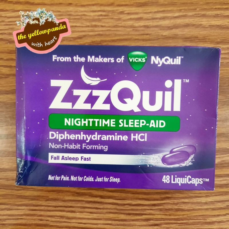 ZzzQuil Nighttime Sleep Aid 48 Liquicaps