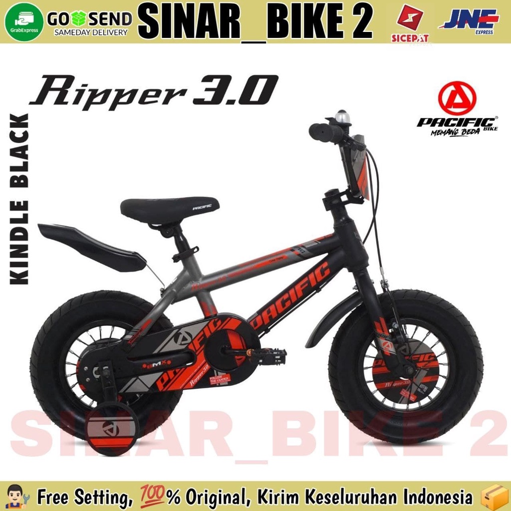 Sepeda Anak Laki BMX PACIFIC RIPPER 3.0 UK.12 16 18 Inch Ban Jumbo