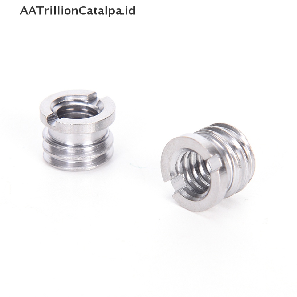 5 Pak Sekrup Adapter Konverter Tripod Kamera 1 / 4 &quot;Ke 3 / 8&quot; X8K5
