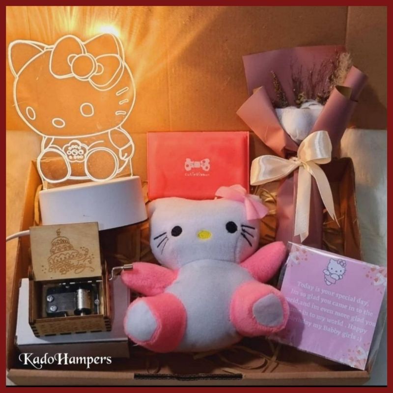 Hampers Hello Kitty / Kado Ultah Cewek / Kado Wisuda