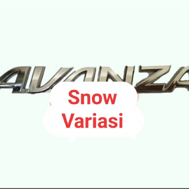 Emblem Avanza / Logo 3D Avanza chrome