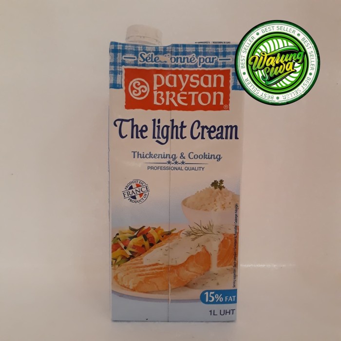 

Paysan breton the light cream thickning & cooking 15% 1 liter