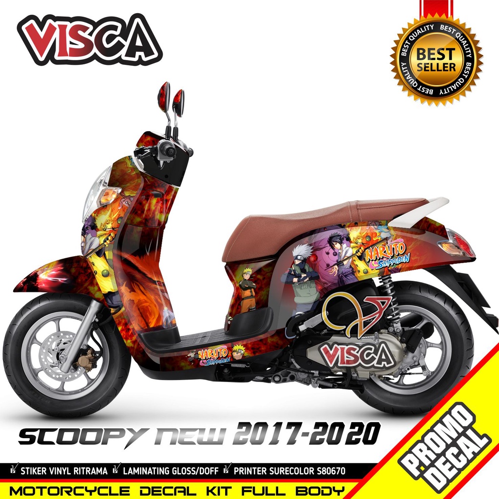 Decal Scoopy Full Body Stiker Scoopy 2017-2020 Stiker Scoopy Full Body Decal Scoopy New Naruto