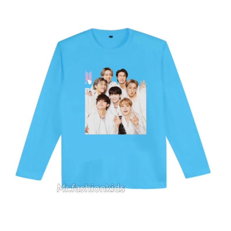 BTS BT21 KAOS ANAK LENGAN PANJANG BAHAN PREMIUM