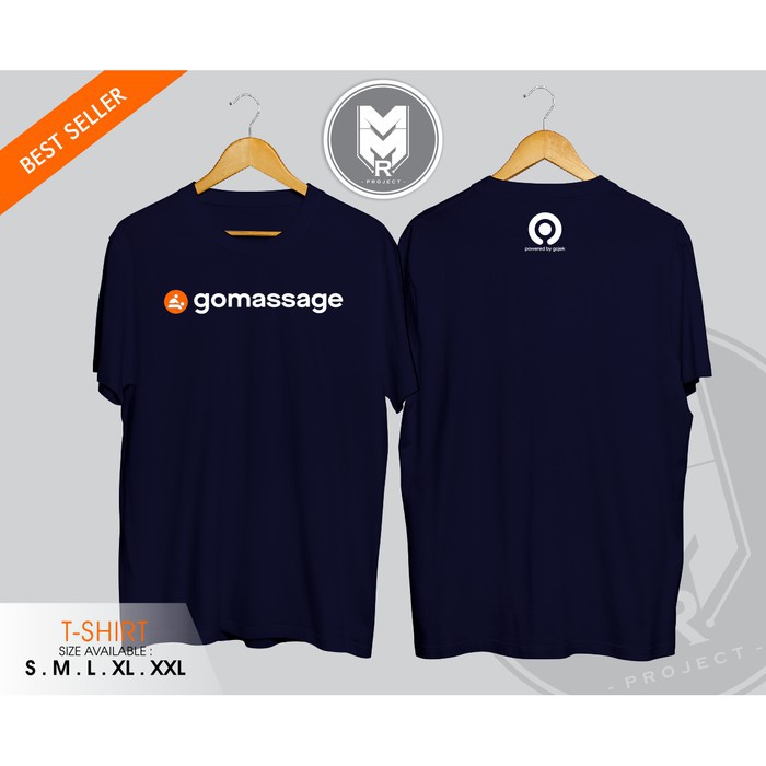Kaos / Baju / Tshirt Gomessage Powered By Gojek Termurah   -provermerch