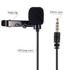 Microphone Mic Mikrofon Clip On Untuk Youtuber Smule Tiktok Karaoke Murah Praktis