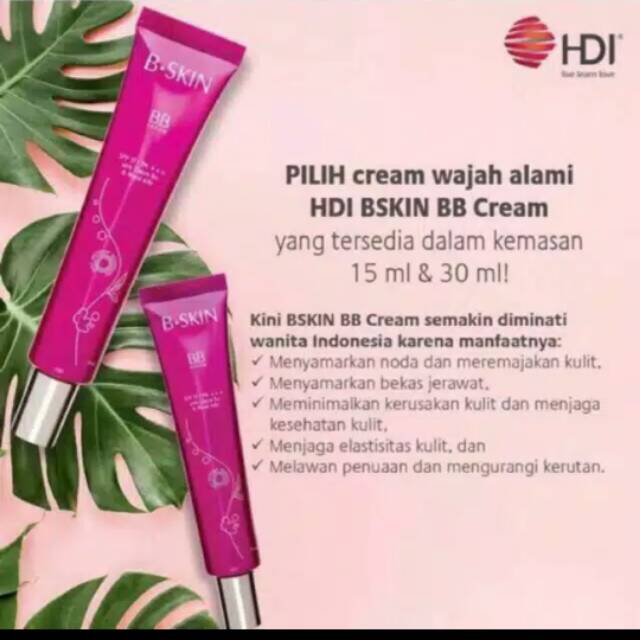 BB CREAM HDI /BB CREAM BSKIN /PELEMBAB WAJAH BB CREAM