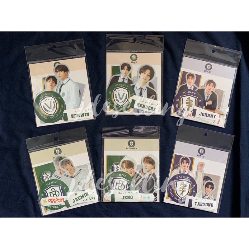 LUGGAGE SET BACK TO SCHOOL B2sk JENO JAEMIN HENDERY WINWIN JOHNNY TAEYONG