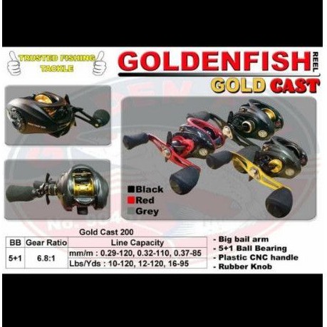 Reel BC GOLDEN FISH GOLD CAST 200