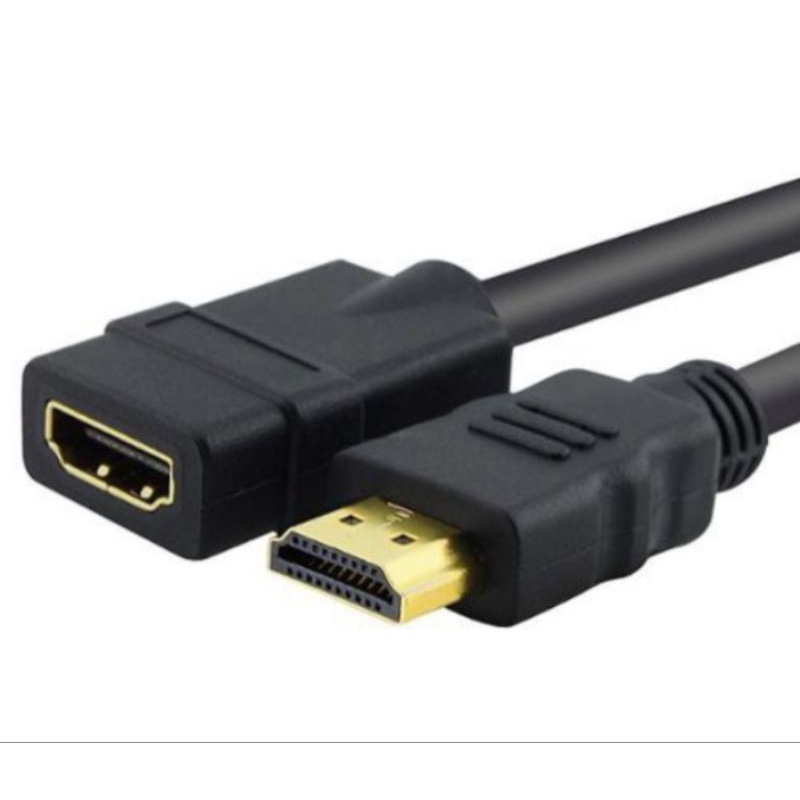 kabel hdmi male to female gold hdmi f to m 30cm