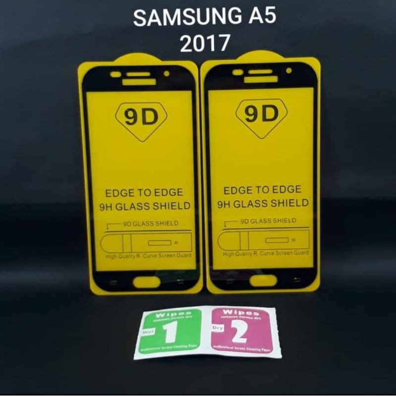 Samsung Galaxy A5 2017 Tempered Glass Full Layar Anti Gores Kaca