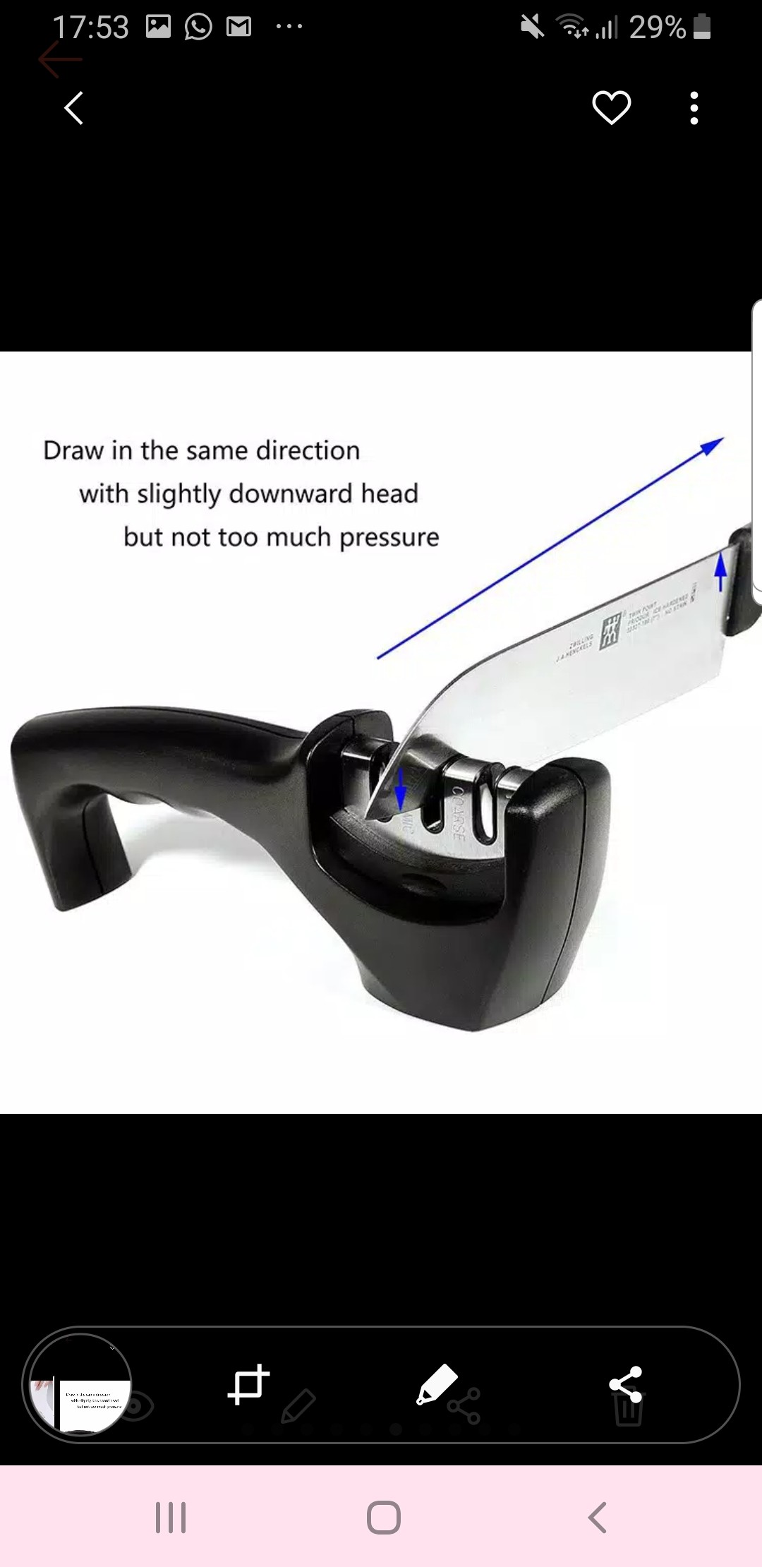 Mic Pengasah Pisau Swifty Sharp Pengasah Pisau