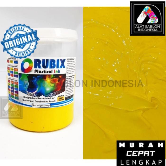 

Art / Tinta Sablon Plastisol Rubix Dark Yellow 500Gr