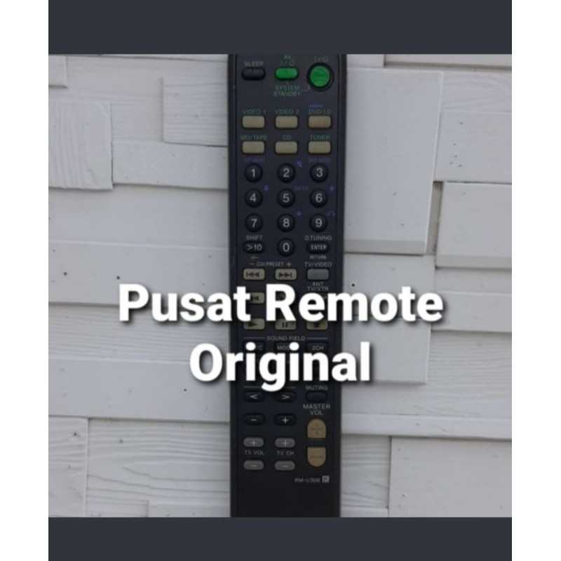 REMOTE REMOT DVD HOME TEATER SONY RM-U306 ORIGINAL ASLI