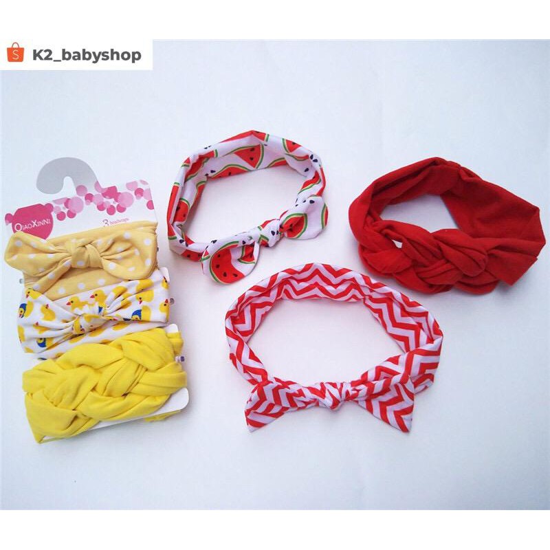 BABY K2 - BANDANA BAYI SET ISI 3 PCS KODE 00068