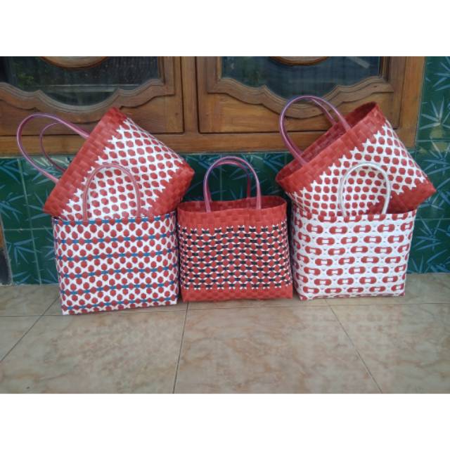 Tas Natita dominan merah size M