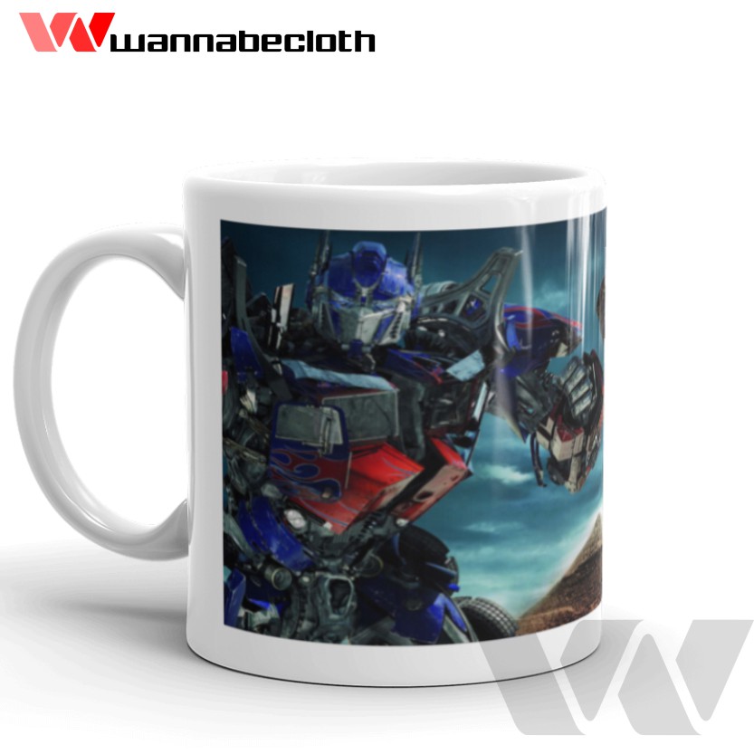Gelas Transformers Mug Transformers Souvenir Transformers Optimus Prime Bumblebee