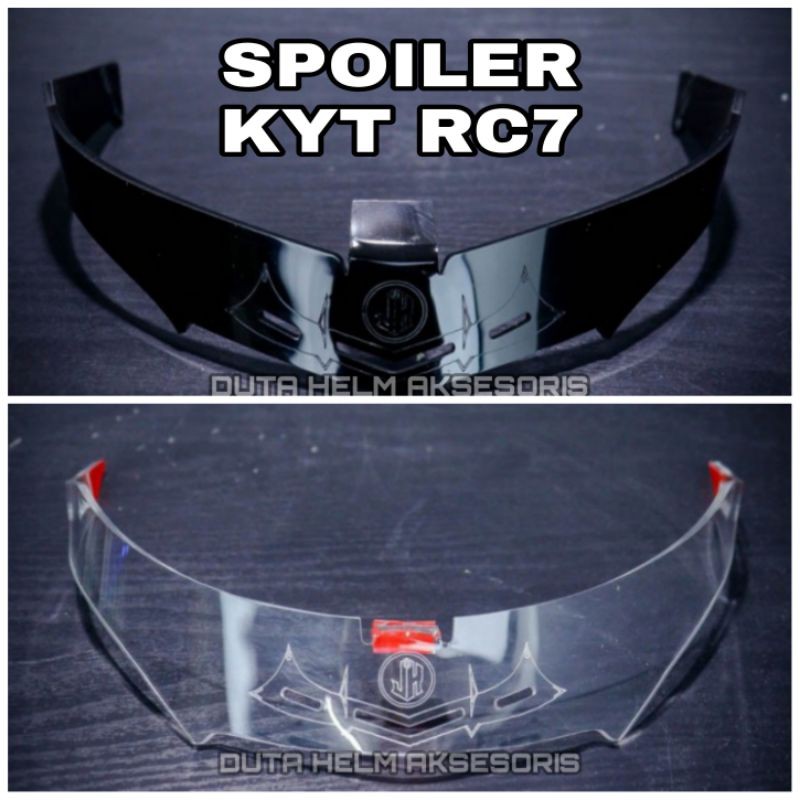 SPOILER KYT RC 7 - KYT RC7 Aksesoris Helm Full Face Rc Seven Termurah
