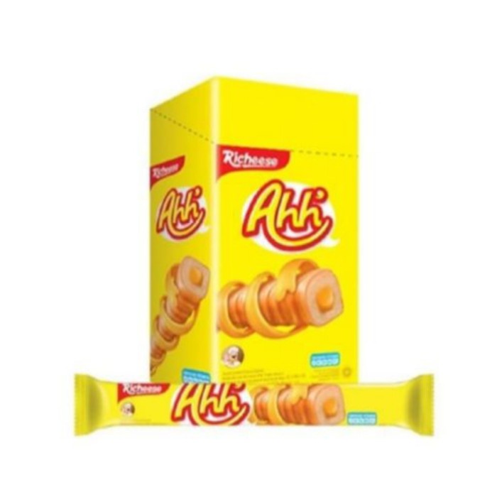 

Richeese Nabati Ahh Rasa Keju Snack 15gr 1 Box isi 10 (Long)