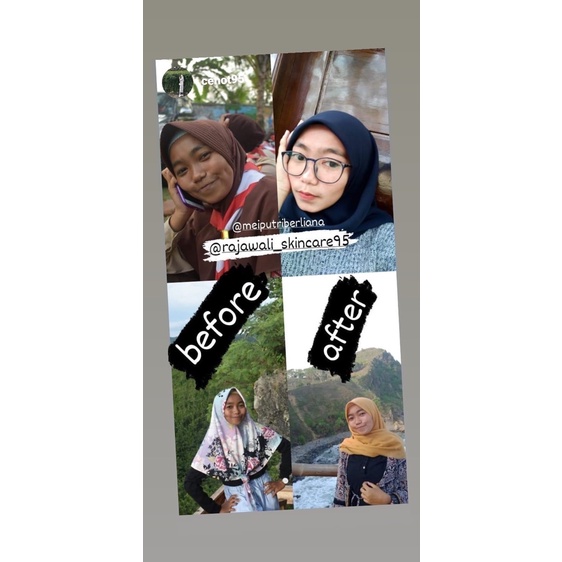 pemutih wajah ampuh cocok untuk kulit badak yg susah putih normal acne flek
