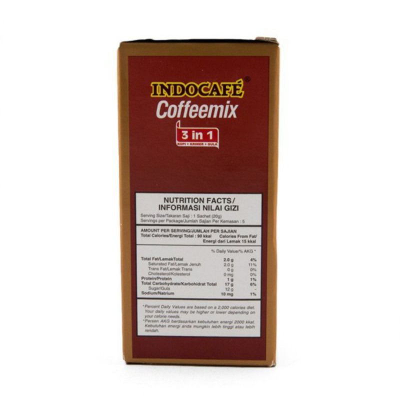 Indocafe Coffeemix 3in1 1 sachet @ 20gr