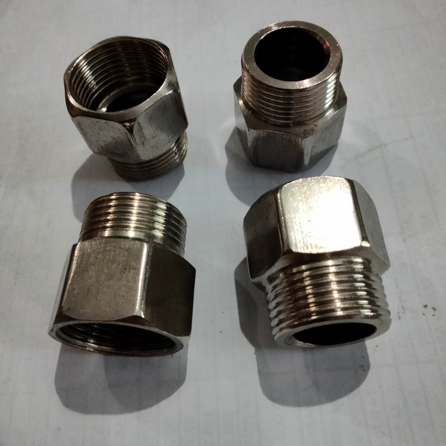 neple drat luar dalam 3/4 sambungan pipa