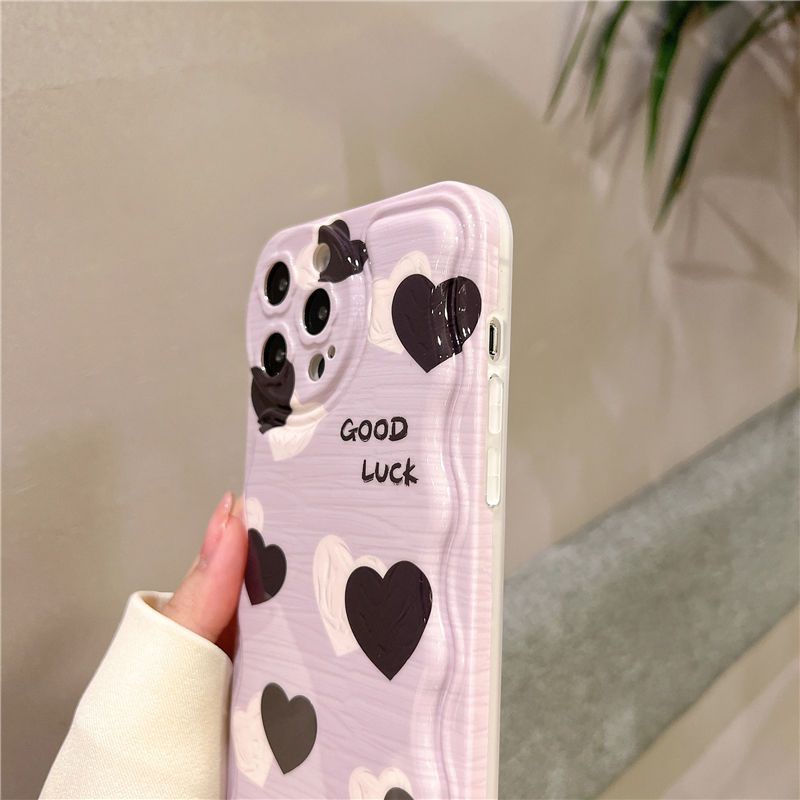 Case Motif Graffiti Hati Untuk iPhone 12 13 11 Pro Max X Xs Max Xr bvghe