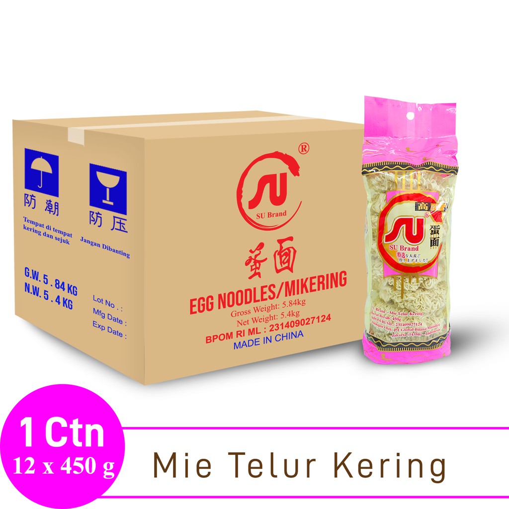 

SU Brand Mie Kering 1 Carton Dus