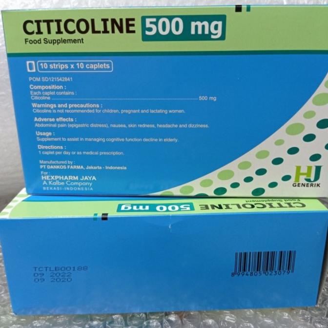 Citicolin 500 mg HJ @100 / Citicoline Lc