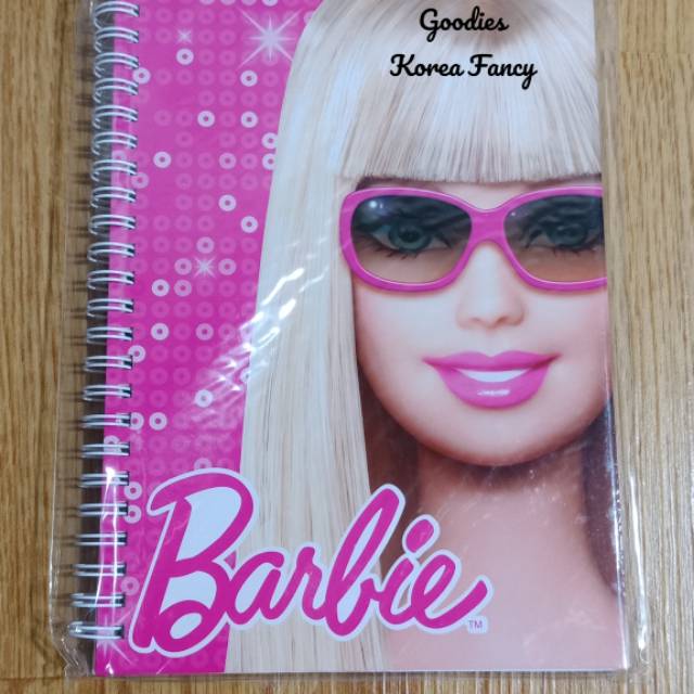 

Buku Tulis Spiral A5 Barbie Ori Korea Ready Stock