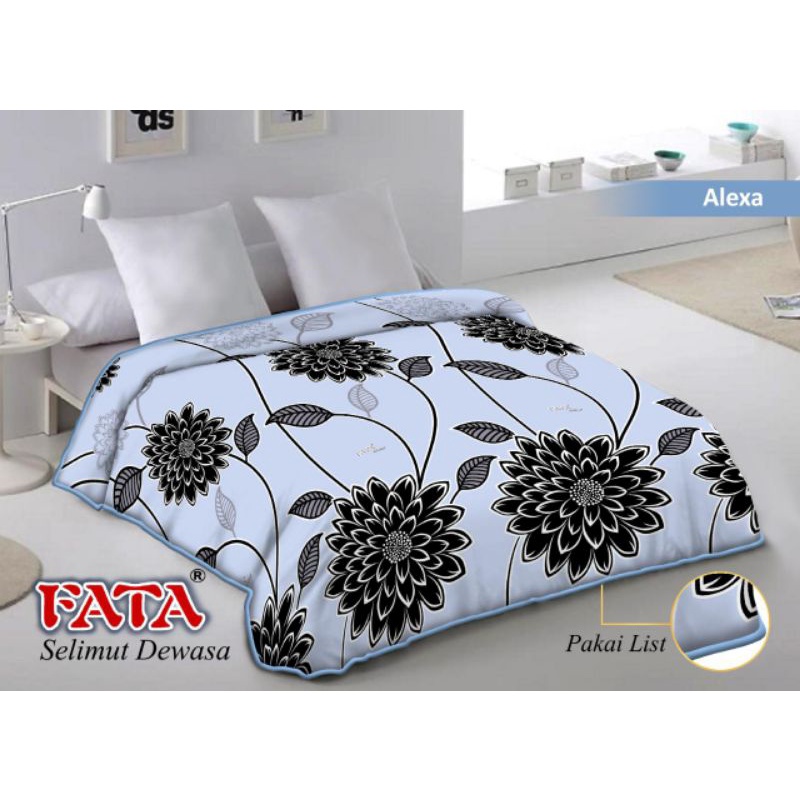 SELIMUT BULU HALUS ( FATA ) SELIMUT DEWASA SIZE JUMBO UKURAN 200X200 CM-Alexa
