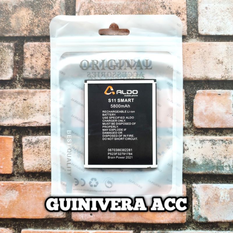 BATRE BATERAI ALDO S11 SMART / BATRE ALDO S11 SMART / BATTERY / ALDO S11 SMART