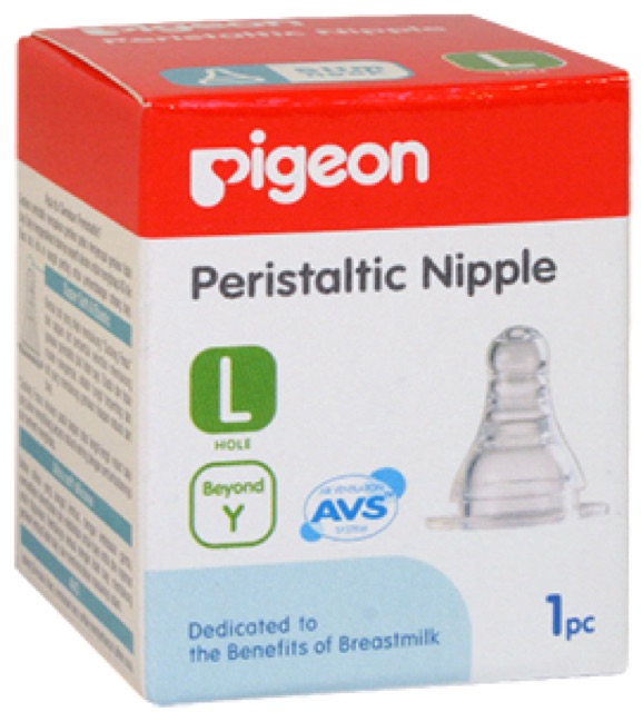 Pigeon peristaltic nipple isi 1 (dot botol susu)