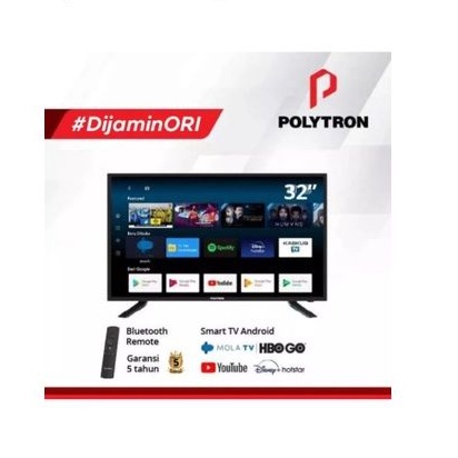 AndroidTv 32inch Polytron SmartTv Digital (will kota cirebon)