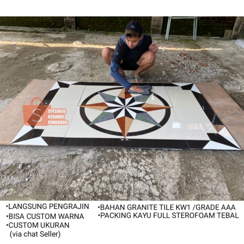 GRANIT MOTIF POLA UKURAN 120X180 BY SPESIALIS KERAMIK PONOROGO