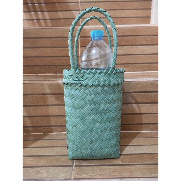 tas anyaman panjang / tas anyaman tinggi botol/ tas souvenir