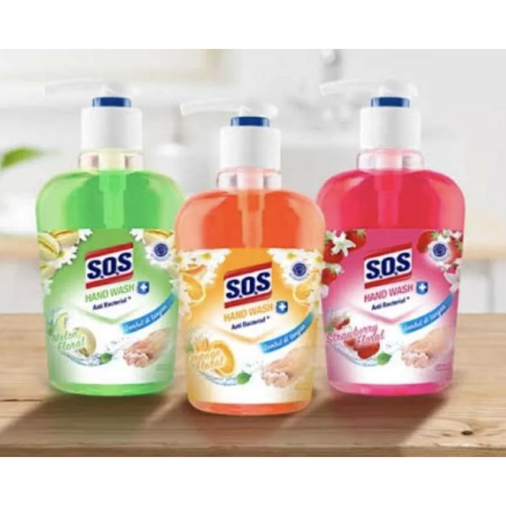 SOS Hand Soap Botol Pump 400 ml