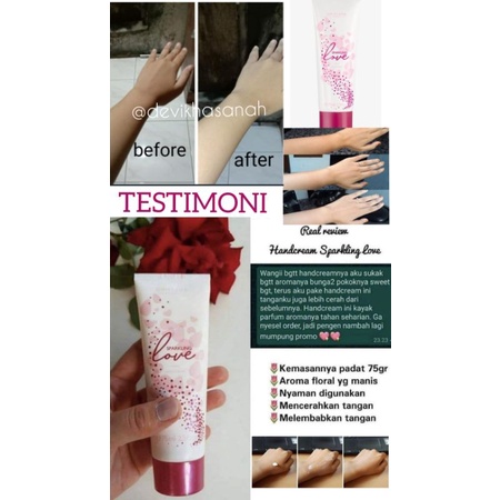 Sparkling love Hand cream